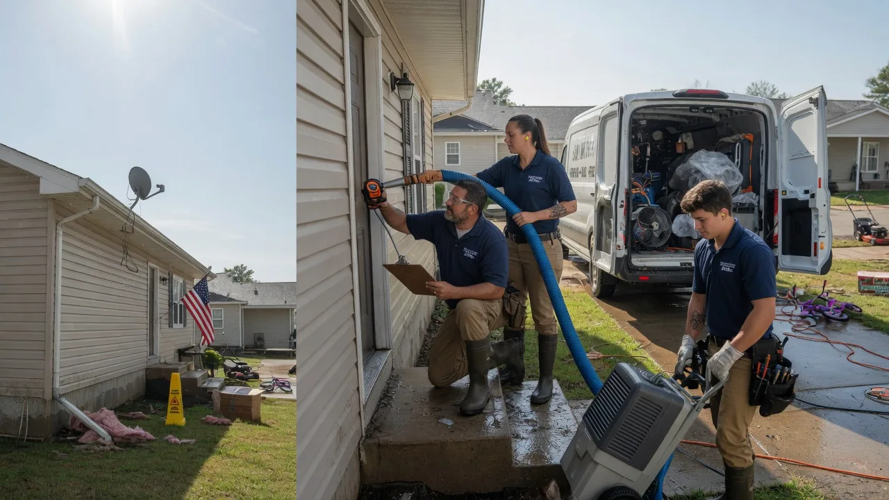 Ceiling Water Damage Restoration in Farrell, PA near me